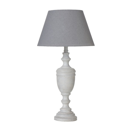 [23892] Lampada da tavolo Lentia Urn con paralume in lino