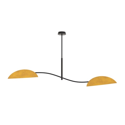 [1460/2] LOTUS 2 BL SENAPE Lampada da Soffitto 