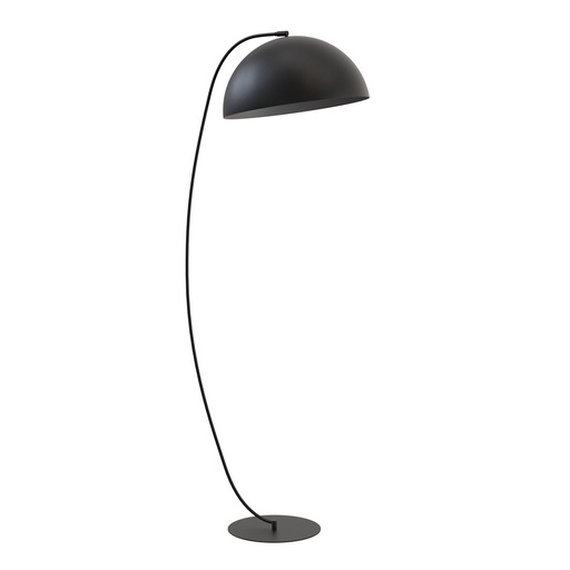 [1468/1] ARCOS LP1 BL NERO Lampada da terra 